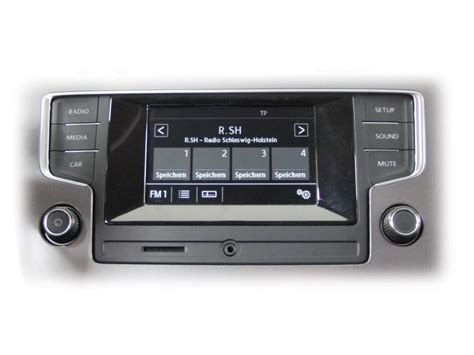 Radio Composition Touch Vw Golf Sportsvan Car Gadgets Bv