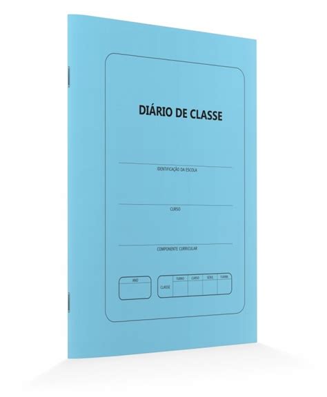 Di Rio De Classe Escolar Unica Gr Fica Materiais Gr Ficos