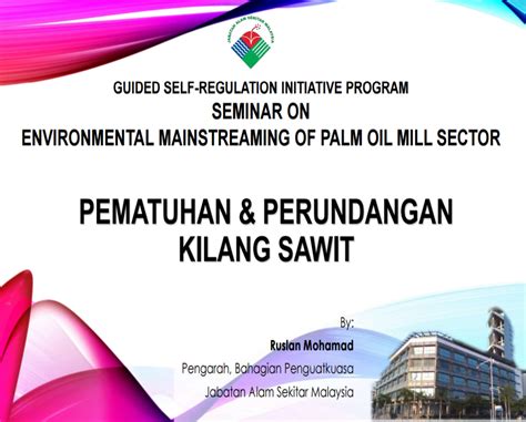 Pematuhan Perundangan Kilang Kelapa Sawit Enviro Knowledge Center