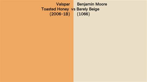 Valspar Toasted Honey B Vs Benjamin Moore Barely Beige