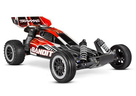 Traxxas Bandit 2WD 1 10 RTR TQ Rot Mit USB C Lader Und 7 Zellen NiMH