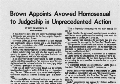 The Story Of The First Openly Gay Judge In America American Masters PBS