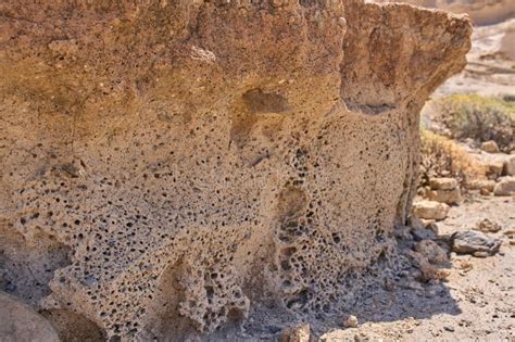 Porous Volcanic Tuff Formation Stock Photo - Image of compact, arid