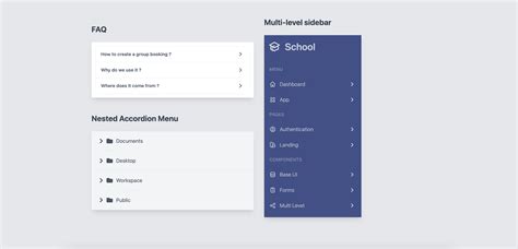 Nested Accordion Components For React Js