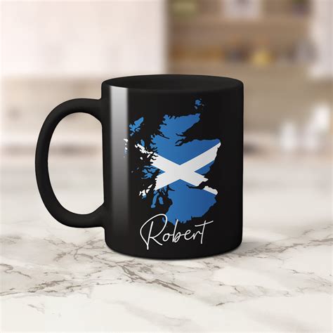 Scotland Flag Mug Personalised Scottish Mug Highlander Mug Etsy Singapore