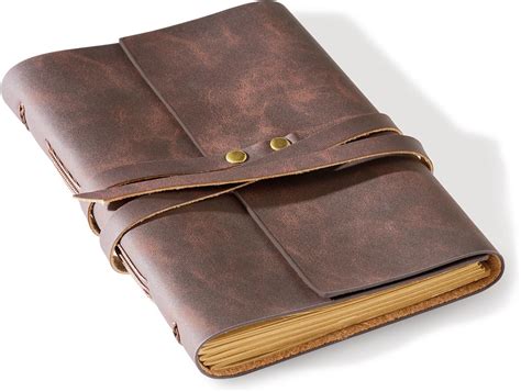 Amazon Leather Village Vintage Leather Journal X Brown