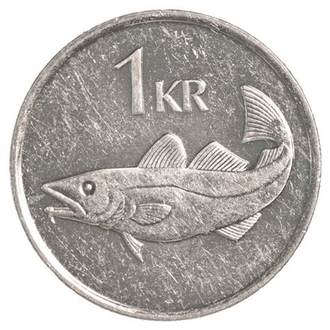 монетка исландских кронов 10 Стоковое Изображение - изображение ...