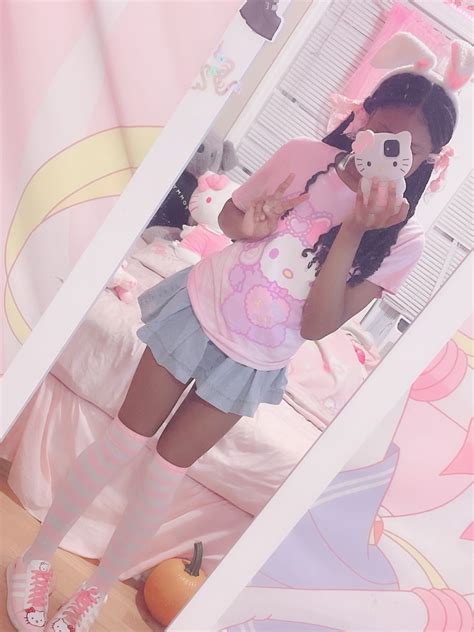 Kawaii Hk Fit Kawaii Black Girl Black Kawaii Kawaii Clothes