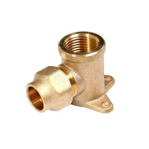 Factory Outlet Brass Wall Plated Female Compression Elbow For Plumbing