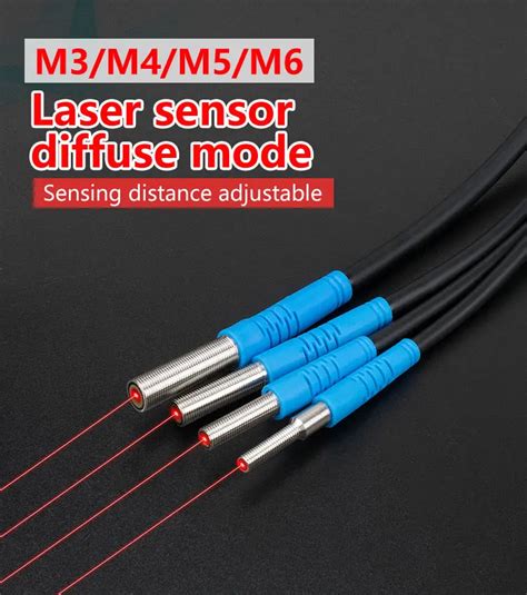 Photoelectric Sensor With Small Diffuse Laser Sensor LUOSHIDA Diffuse