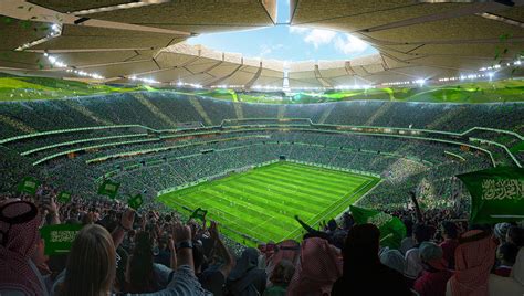 populous unveils design   largest capacity stadium  saudi arabia
