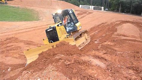 New Cat D3k2 Lgp Dozer Grading Youtube