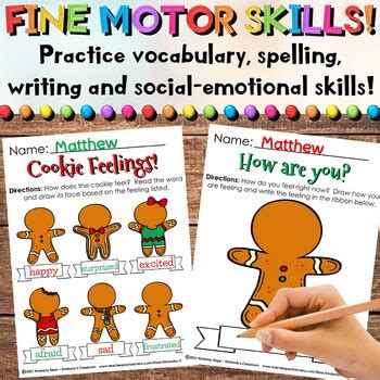 Gingerbread Cookie Feelings Emotions Activities For Social Emotional