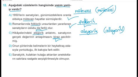 KPSS Zor Kalem Veysel Hoca dan Dil Bilgisi Soru Bankası Çözümleri 3