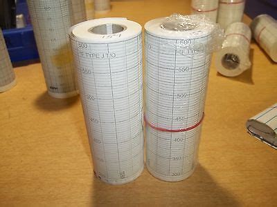 NEW Chart Recorder Paper Roll # 157 , Lot of 2 Rolls *FREE SHIPPING* | eBay