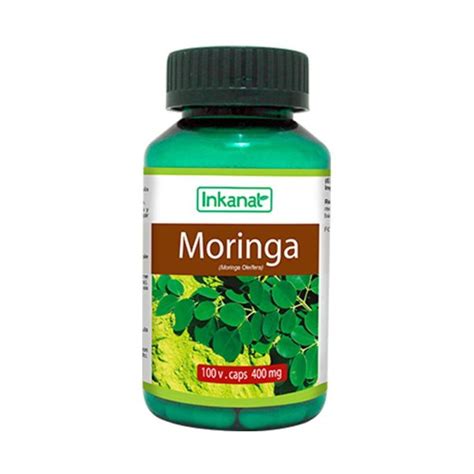 Moringa en cápsulas 100 caps x 400mg Inkanat