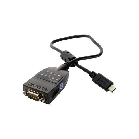 Usb C To Serial Rs232 16 Inch Adapter With Led Indicators Usb 20