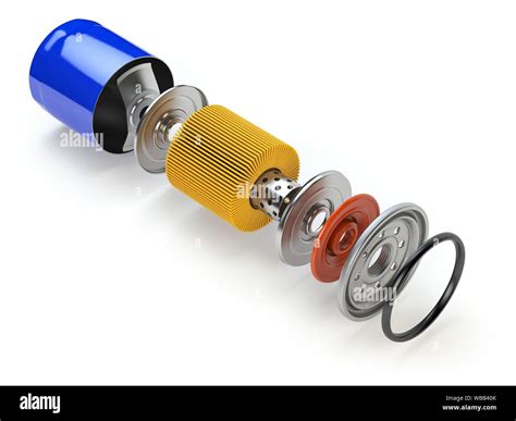 engine oil filter cross section  res stock photography  images alamy