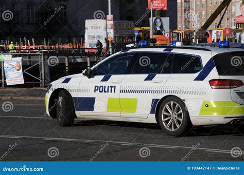 Danish Police Car Editorial Photography Image Of Editorial 103442147