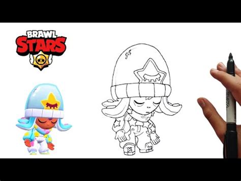 How To Draw New Brawler Skin Jellyfish Sandy New Season From Brawl