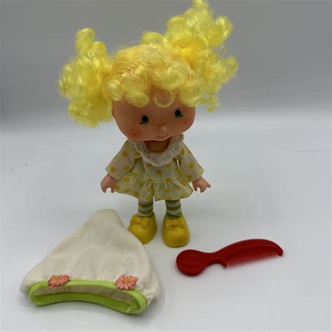 Vintage Strawberry Shortcake Lemon Meringue Doll No Frog S Kenner Ebay