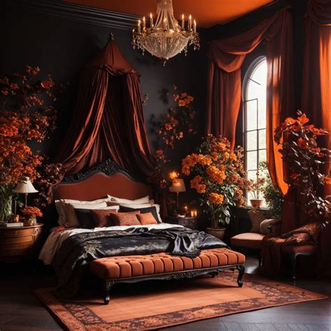 14 Dreamy Dark Moody Romantic Bedroom Decorating Ideas - Home Wall Art