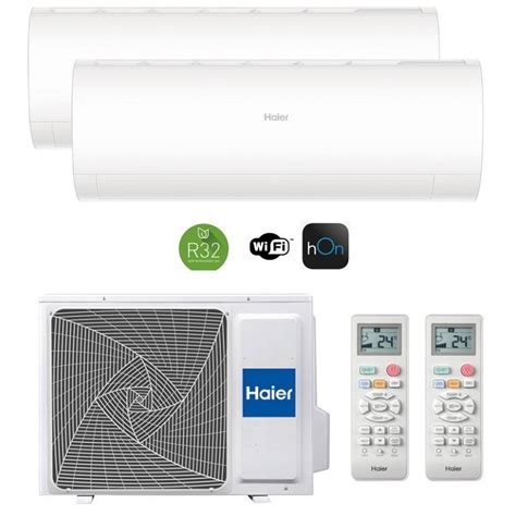 Climatizzatore Condizionatore Haier Dual Split Pearl Wifi