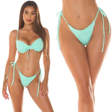 Comprar Tanga Menta Brasile A Para Combinar Dise A Tu Bikini