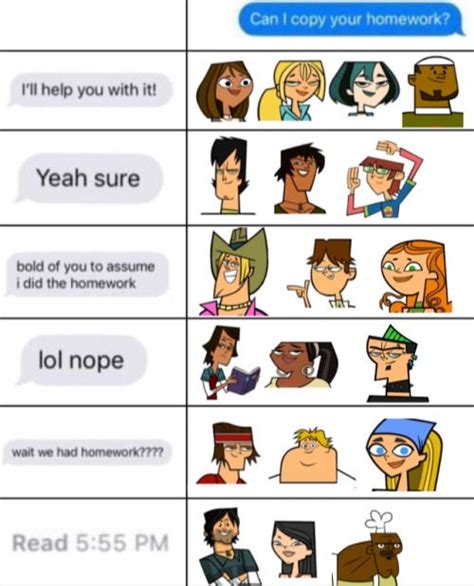 Pin By Sheyla Carvajal On Drama Total Drama Funny Total Drama Island Drama Memes