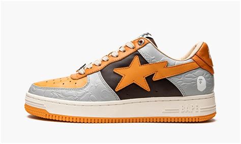 Bape Sta Low Grey Orange Kingwalk