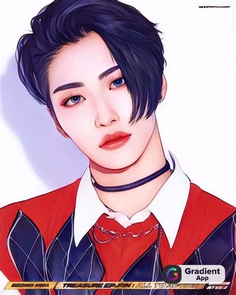 Seonghwa ATEEZ Desenhos Desenho Fofo Amor Da Minha Vida