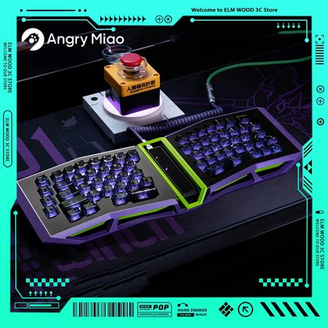 Irritado Miao Afa R Teclado Mec Nico Low Delay Rgb Backlit Hot Swap Teclado Sem Fio