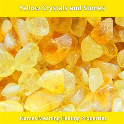 Yellow Crystals List Archives Golden Light Healing Crystals