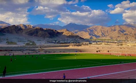 Anand Mahindra Shares Breathtaking Pics Of Newly Constructed Football