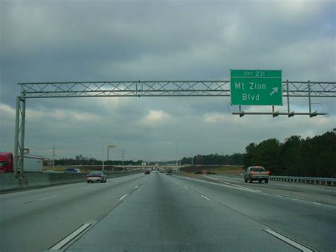 I-75 Exits In Georgia Map