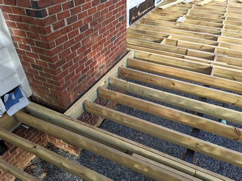 Double Joists Around Chimney What S The Best Framing Method R Decks