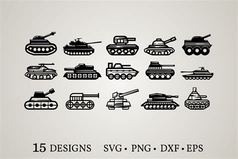 Tank Bundle Svg Graphic By Euphoria Design Creative Fabrica