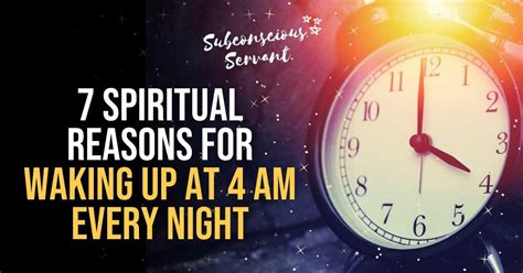 Waking Up At 4am Every Night 7 Spiritual Reasons This Happens