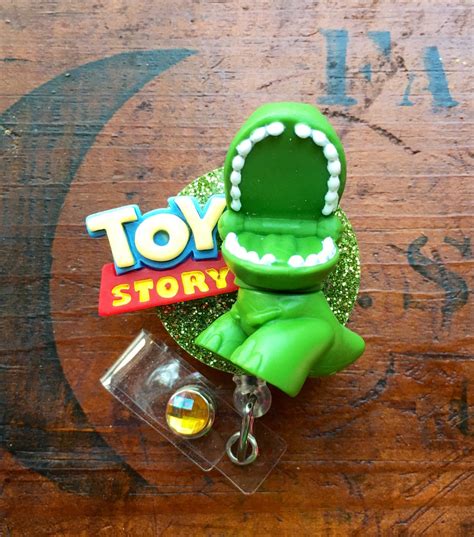 Toy Story Rex ID Badge Reel Weighs Approx 1oz Etsy