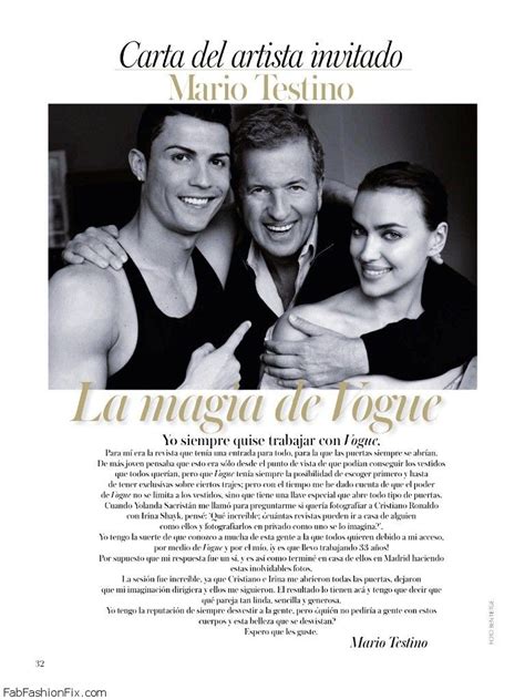 Irina Shayk Cristiano Ronaldo Go Naked For Vogue Spain June 2014 Fab Fashion Fix