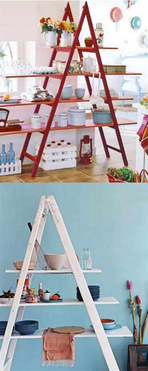 18 Inspiring Home Decor Ideas With Ladders For Every Room A Piece Of Rainbow