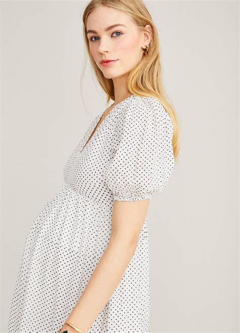 The Melanie Dress Flowy Polka Dot Hatch Collection Hatch Collection