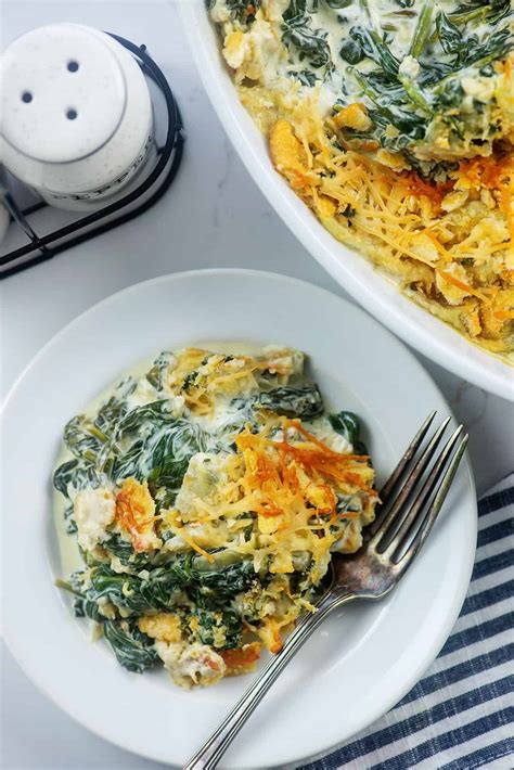 Favorite Creamed Spinach Casserole — Buns In My Oven