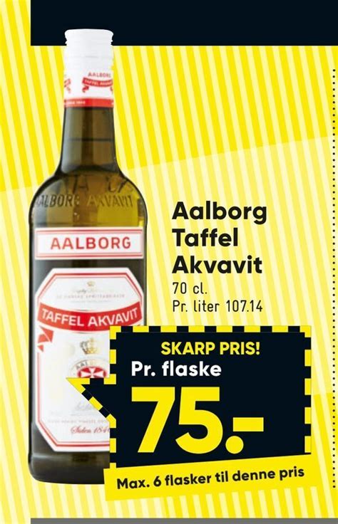 Aalborg Taffel Akvavit Tilbud Hos Bilka