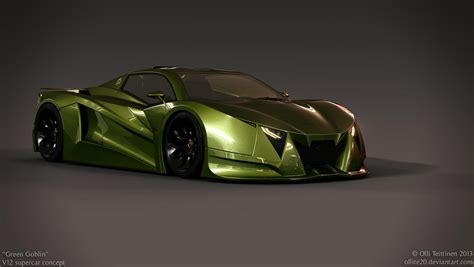 V12 supercar concept - Green Goblin - 3 by ollite20 on DeviantArt