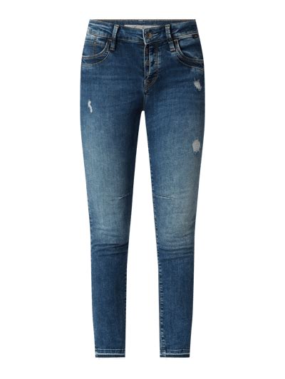 Mavi Jeans Super Skinny Fit Mid Rise Jeans Mit Stretch Anteil Modell