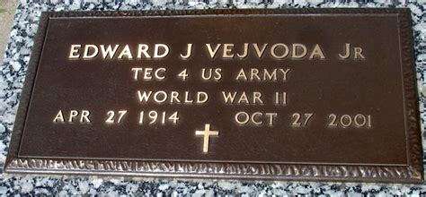 Edward John Vejvoda Jr 1914 2001 Find A Grave Memorial