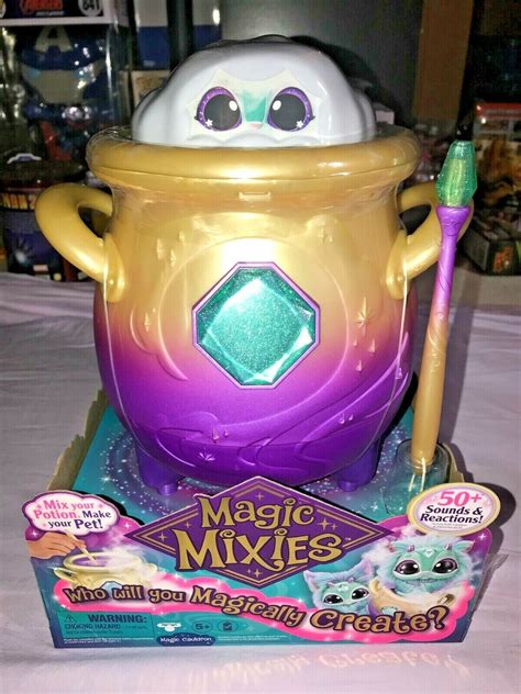 Magic Mixies Magical Misting Cauldron With Interactive 8 Inch Blue