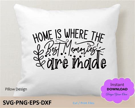 Pillow Quotes Bundle Pillow Sayings Svg Pillow Svg Designs Etsy