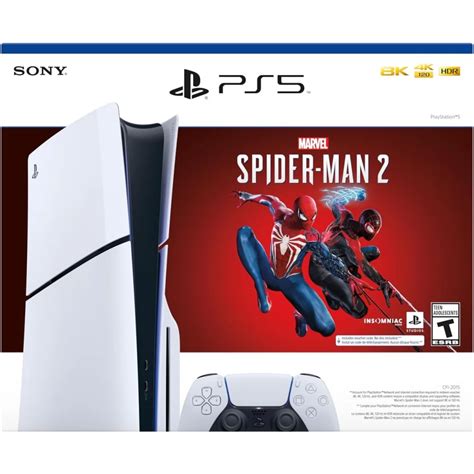 SONY PlayStation 5 Slim + Spider-Man 2 Bundle - iPoncomp.com